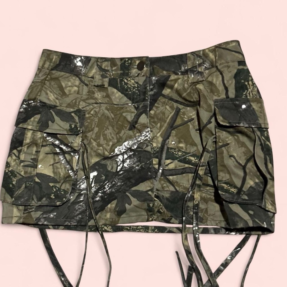 Fashion Nova Camouflage Mini Skirt